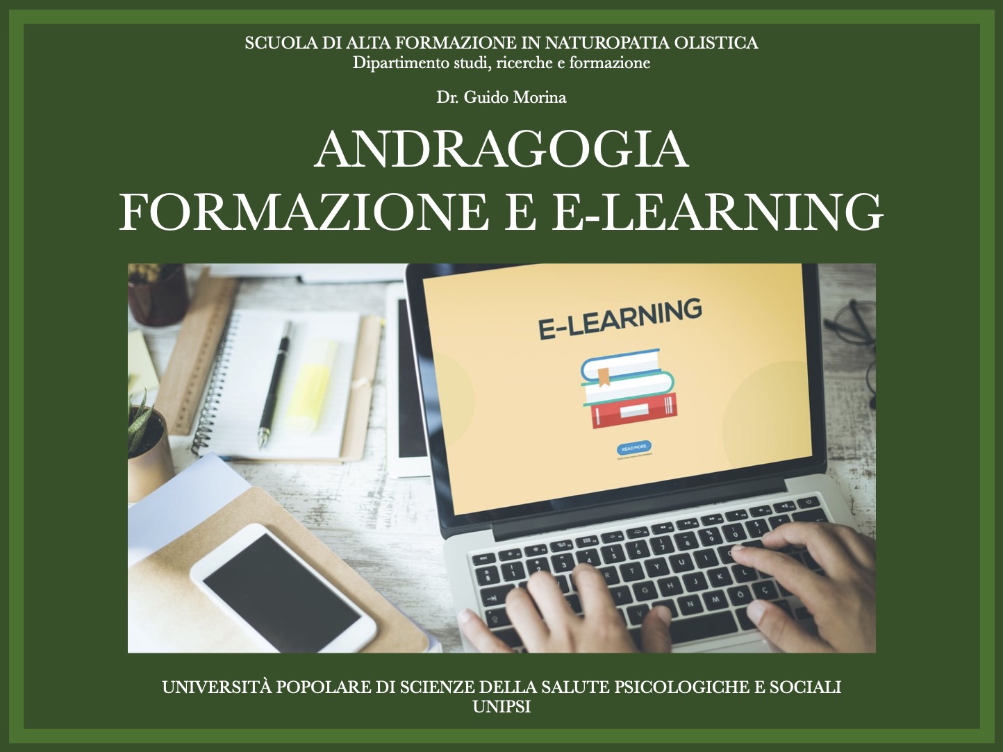 E-LEARNING E ANDRAGOGIA