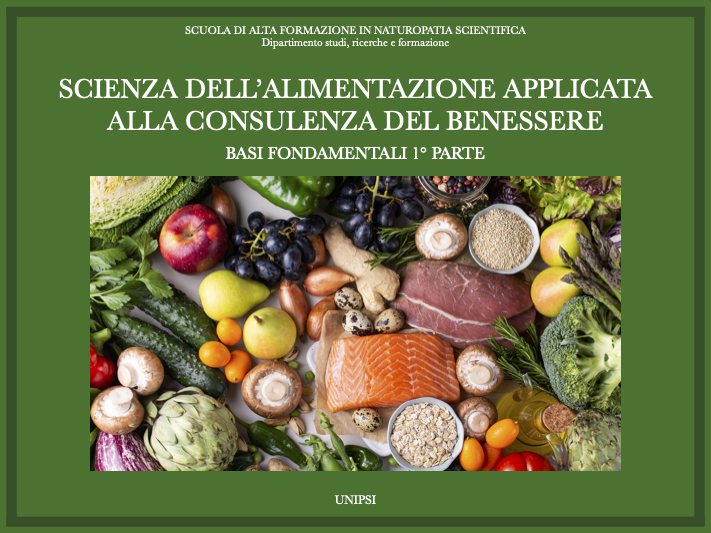 SCIENZA DELL’ALIMENTAZIONE APPLICATA ALLA CONSULENZA DEL BENESSERE 1
